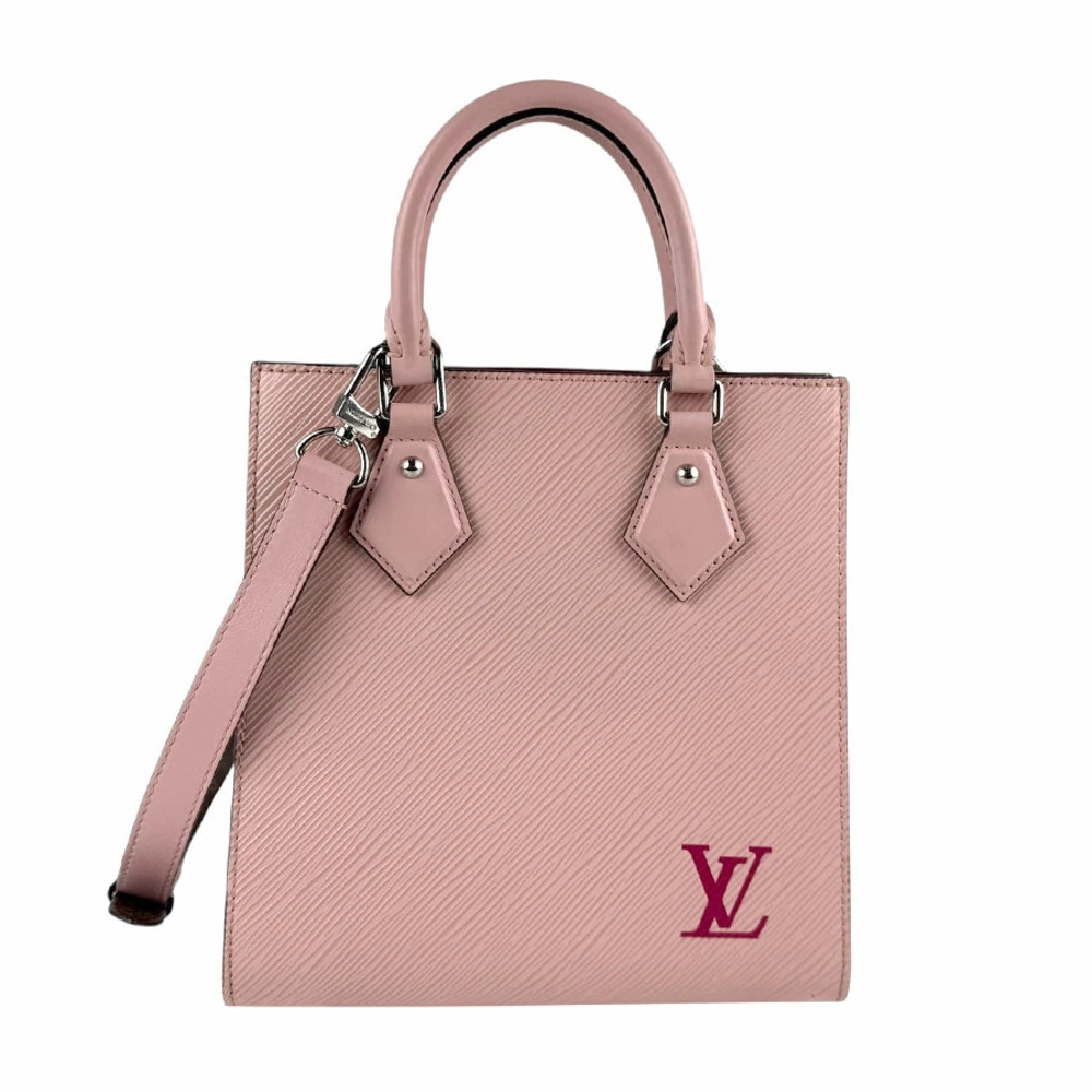 Louis Vuitton 2way Shoulder Bag Epi Sac Plat Leather Pink